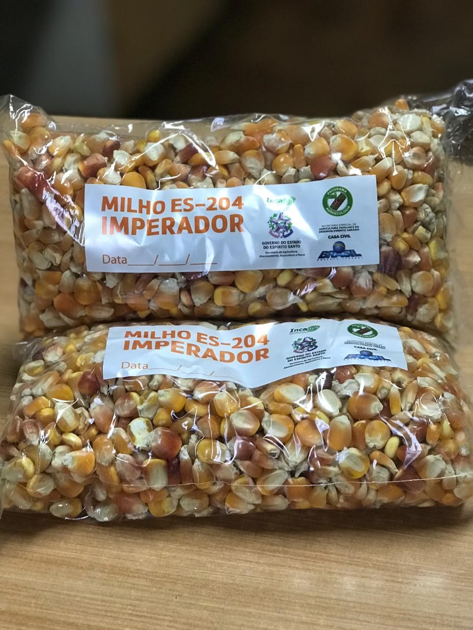Sementes do milho ES-204 Imperador são distribuídas aos produtores da Ceasa