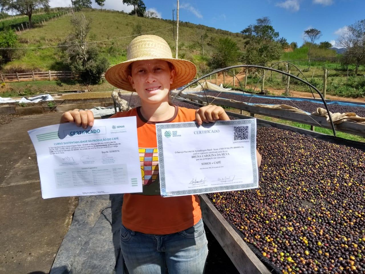 Jovem cafeicultora é finalista de prêmio internacional