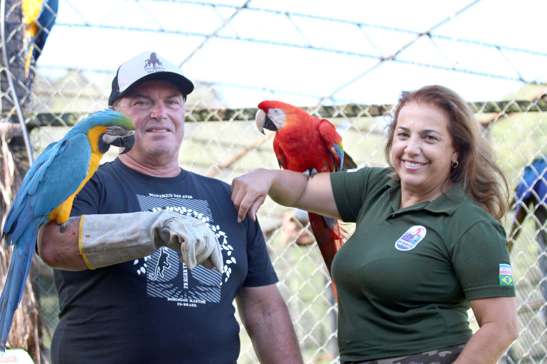 Sítio vira o paraíso das aves em Domingos Martins e é a opção para o Carnaval