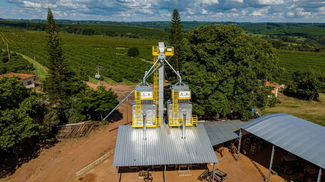 Equipamento promete secar café cereja em menos de 24 horas