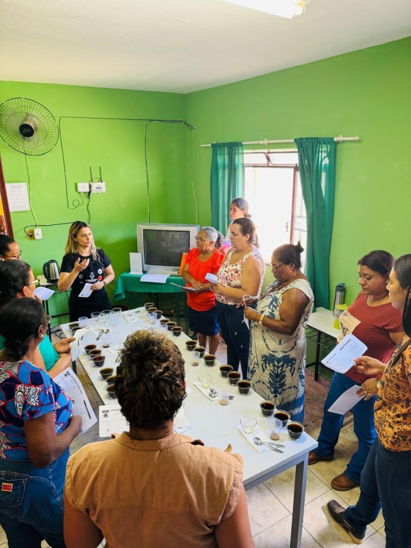 Produtoras rurais de Alegre participam de curso de qualidade do café