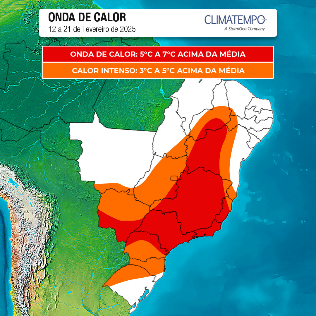 Vitória pode chegar a 38°C com avanço da onda de calor no Brasil