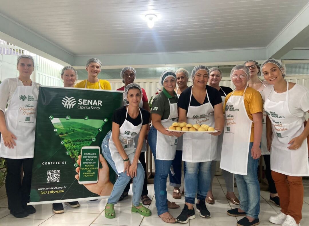 Curso do Senar-ES ensina receitas sem glúten, lactose e açúcar para agricultores do Espírito Santo