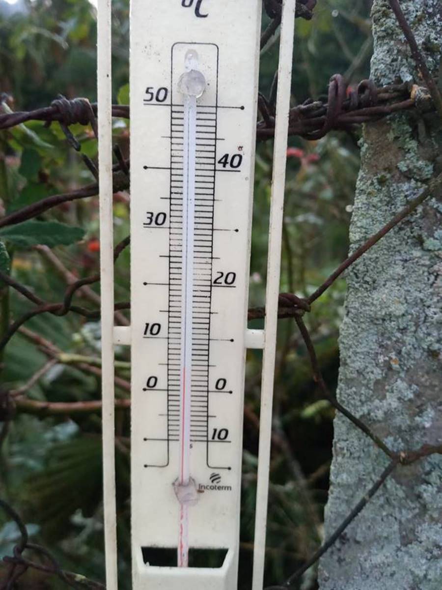 Domingos Martins marca o dia mais frio do Espírito Santo em 2025