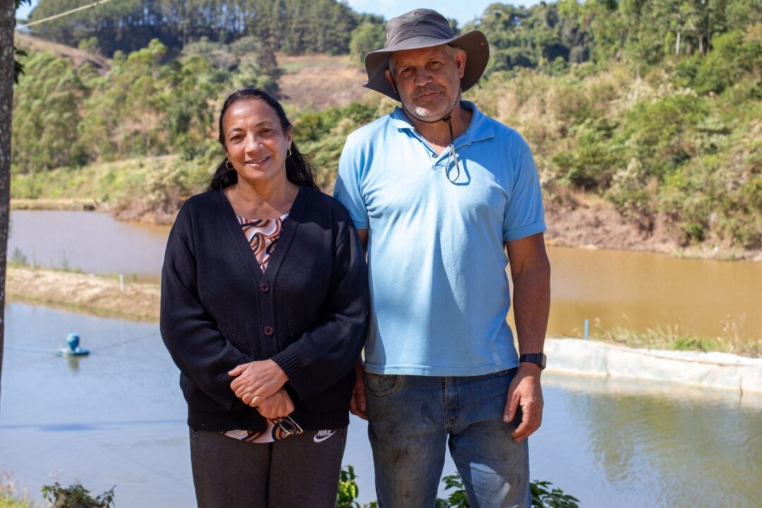 Piscicultura de tilápia em Muniz Freire transforma vida de casal com apoio do Senar-ES