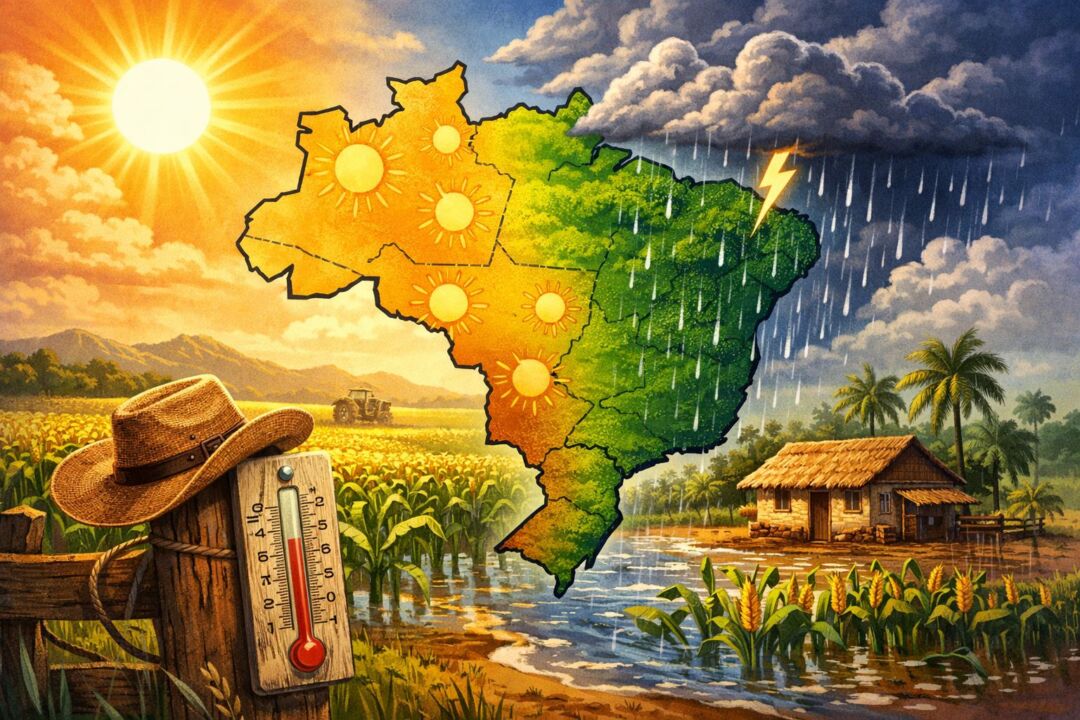 Março terá chuva forte e calor acima da média