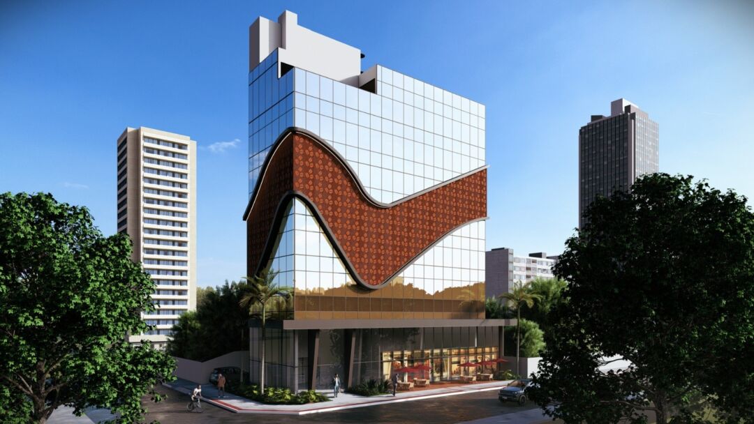 Prédio inspirado no café conilon é novo empreendimento de Linhares