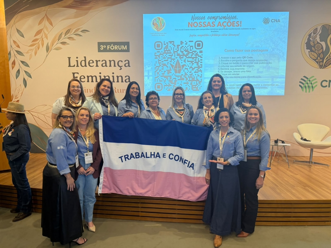 Lideranças femininas do agro capixaba participam de fórum em Brasília