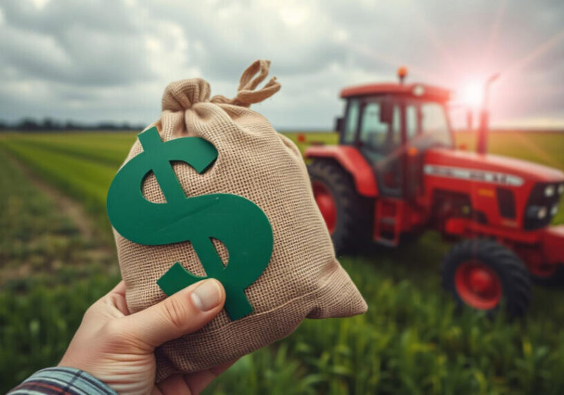 Agro - Arrecadação - Dinheiro - Financiamento - Empréstimo - Imposto - Crédito - Freepik
