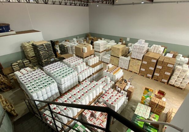 Agrotóxicos apreendiedos