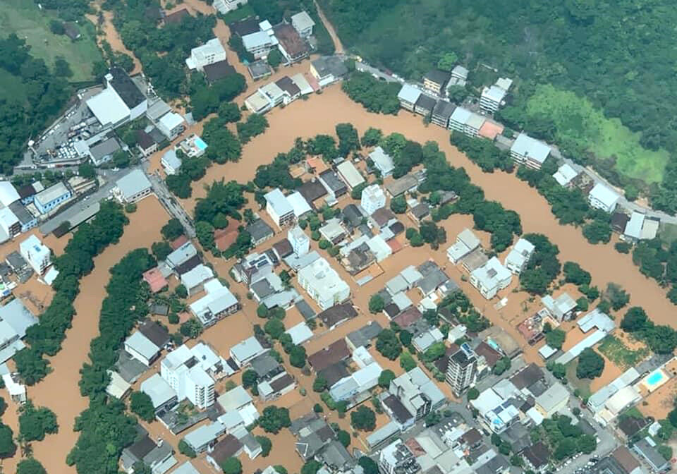 Alagamento castelo do alto