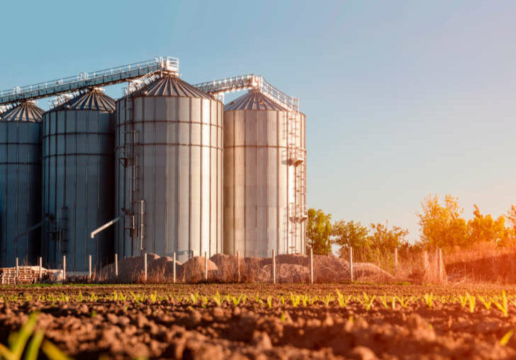 Armazenagem de grãos em silos