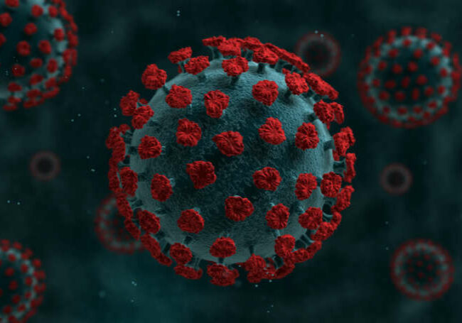 3d Render Bacterium closeup (depth of field)
