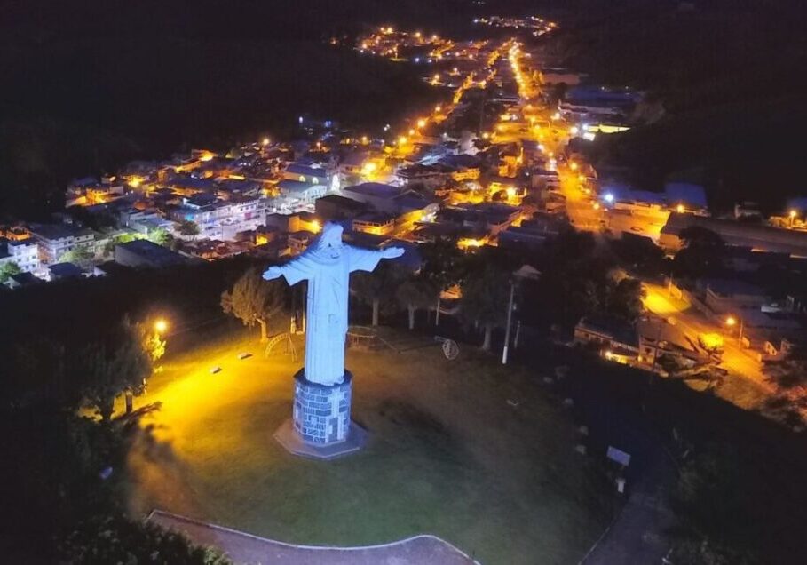 Cristo Redentor de Guaçuí. Foto Arquivo Comunicação Guaçuí