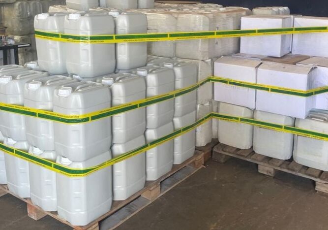 Fertilizantes apreendidos