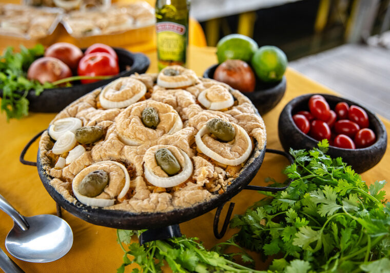 Torta Capixaba na Ilha das Caieiras
