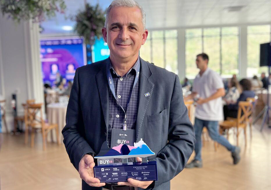 Superintendente do SebraeES Pedro Rigo em evento Buy ES da Apex