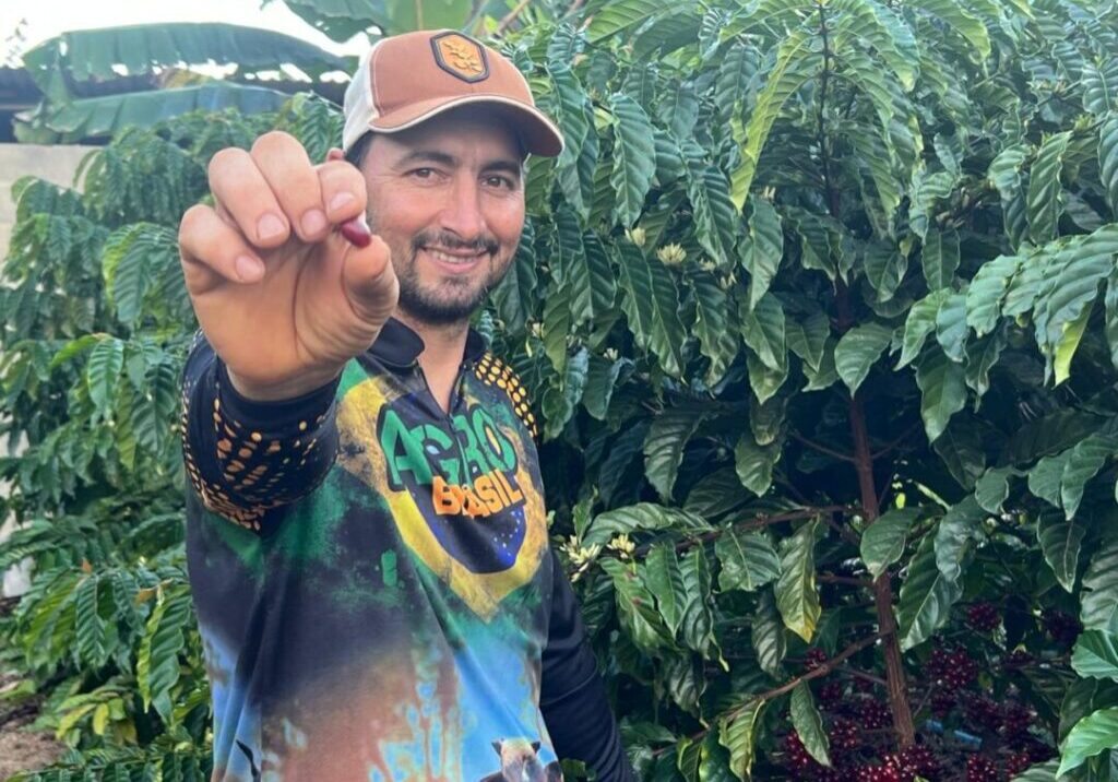 Produtor de Café Especial Pai e Filho, Luciano Sartório Passamani